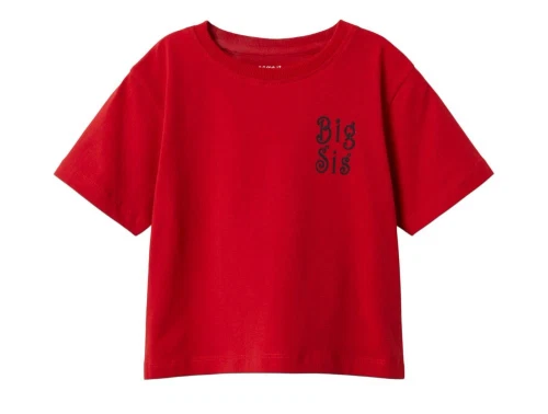 Name It t-shirt salsa med storesøster print